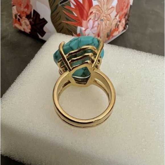 Stella & Dot - Modern Bohemian Stone ring, size 8 - Picture 3 of 3